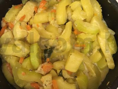 Troškinti cukinijos su provanso žolelėmis, majonezu ir be glitimo prieskoniu Žingsnis 4