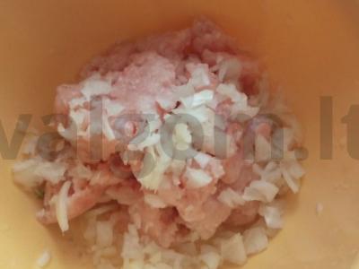 Mėsos kukuliai su ryžiais Žingsnis 2