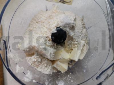 Abrikosų pyragas su varške Žingsnis 1