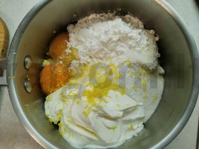 Abrikosų pyragas su varške Žingsnis 3