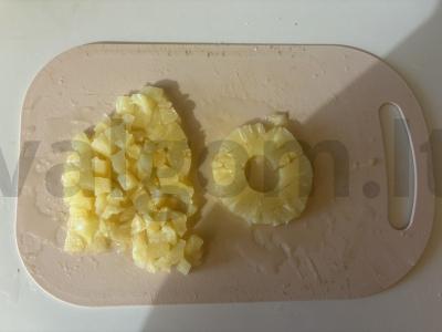 Ananasų pica „Dvynukai“ Žingsnis 3