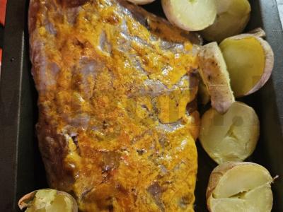 Kiaulienos šonkauliai su bulvėmis, kepti orkaitėje Žingsnis 5