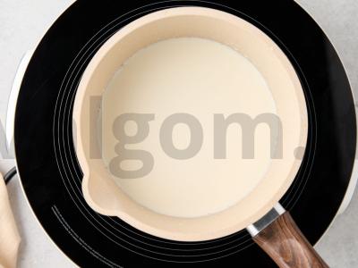 Šokoladinis naminis pudingas Žingsnis 1