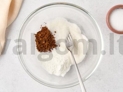 Šokoladinis naminis pudingas Žingsnis 3