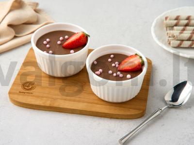 Šokoladinis naminis pudingas pagrindine nuotrauka