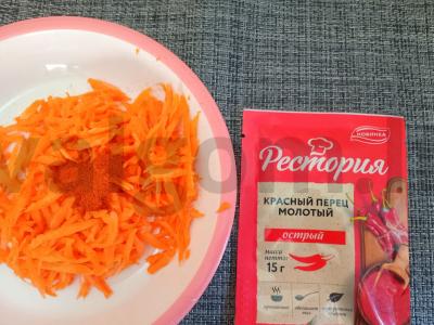 Morkų salotos su antis skrandžiais Žingsnis 2