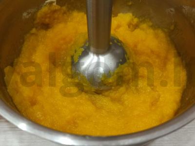 Moliūgų tyrė su apelsinų žievele Žingsnis 3