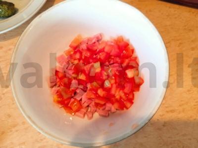 Pyragėliai su picos įdaru Žingsnis 2