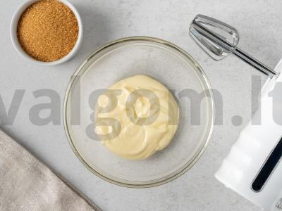 Avižiniai sausainiai su džiovintomis uogomis Žingsnis 2