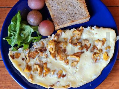 Omletas su voveraitėmis pagrindine nuotrauka