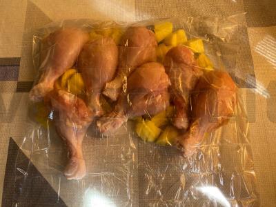 Bulvės ir vištienos blauzdelės česnako-grietinės padaže Žingsnis 4