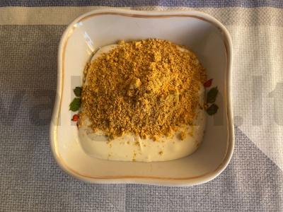 Bulvės ir vištienos blauzdelės česnako-grietinės padaže Žingsnis 5