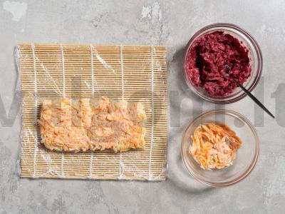 Rulėtas a la „Silkė po šubą“ Žingsnis 7