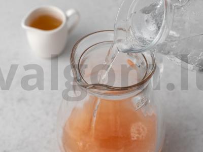 Greipfrutų limonadas Žingsnis 2