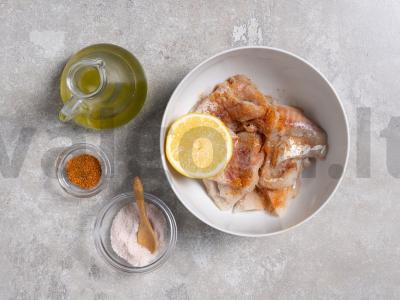 Bulvės su žuvimi orkaitėje Žingsnis 1