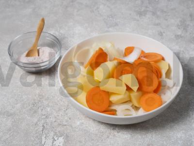 Bulvės su žuvimi orkaitėje Žingsnis 6