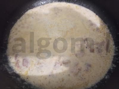 Spagečiai grietinėlės padaže su bekonu Žingsnis 6