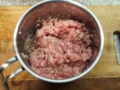 Bulguro balandėliai su burokėlių lapais Žingsnis 2