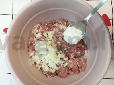 Čeburekai ant virinto tešlos „Sultingi“ Žingsnis 3