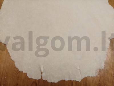 Čeburekai ant virinto tešlos „Sultingi“ Žingsnis 8