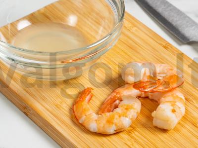 Krevetė kanapė Žingsnis 3