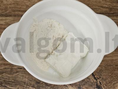 Varškės hachapuri Žingsnis 1