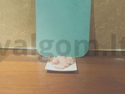 Karštas sumuštinis su vištiena ir graikišku jogurtu Žingsnis 1