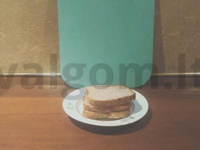 Karštas sumuštinis su vištiena ir graikišku jogurtu Žingsnis 2