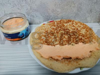 Blynai su silpnai sūdyta upėtakiu ir menkių ikrais Žingsnis 1