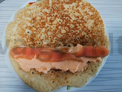 Blynai su silpnai sūdyta upėtakiu ir menkių ikrais Žingsnis 2