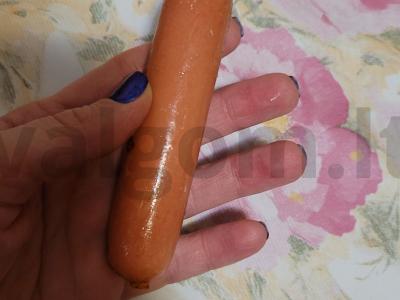 Dešrelės tešloje, receptas vaikams Žingsnis 1