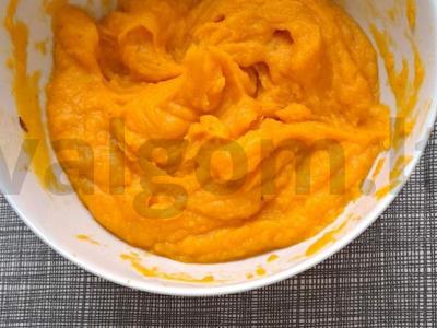 Moliūgų kreminė sriuba su stracciatella ir krevetėmis Žingsnis 5