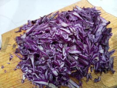 Greiti pyragėliai su raudonąja kopūstu Žingsnis 3