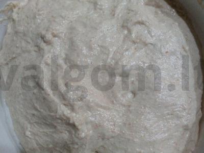 Čiabatta su rauginiu Žingsnis 3