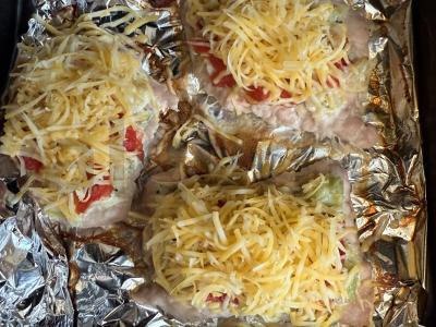 Kepta kalakutiena su daržovėmis ir sūriu Žingsnis 5