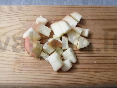 Vaisių salotos su varške ir sultimis Žingsnis 2