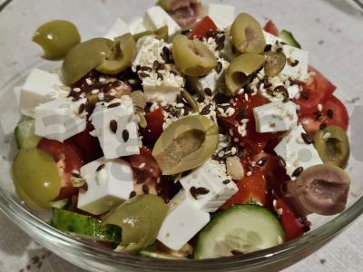 Salotas „Kaimiškas“ su tunu Žingsnis 4