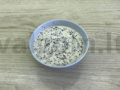 Čia pudingas su raugintu pienu Žingsnis 4