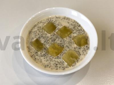 Čia pudingas su raugintu pienu pagrindine nuotrauka