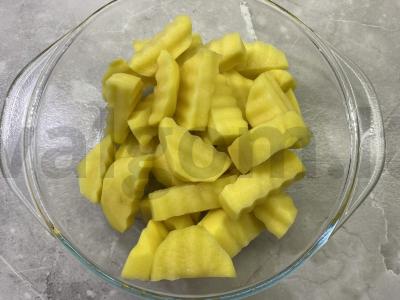 Kiaulienos troškinys su daržovėmis Žingsnis 5