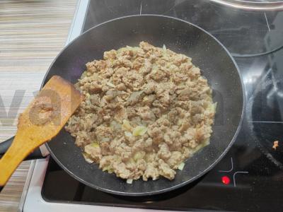 Mėsos apkepas su cukinijomis arba PP-lazanija Žingsnis 2