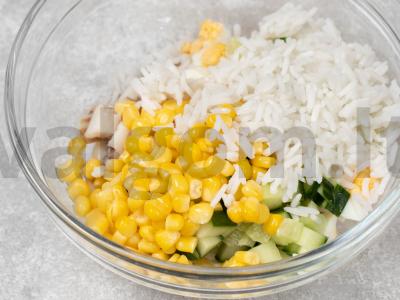 Lengvas nekrabų salotas Žingsnis 9