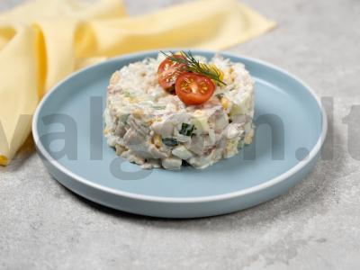 Lengvas nekrabų salotas pagrindine nuotrauka