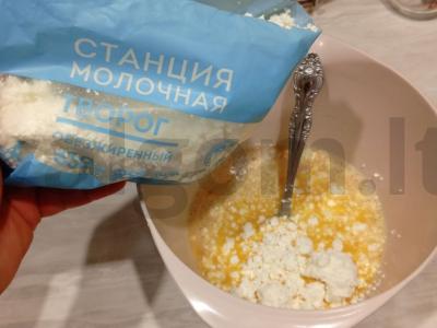 Sūrio pyragas Žingsnis 4