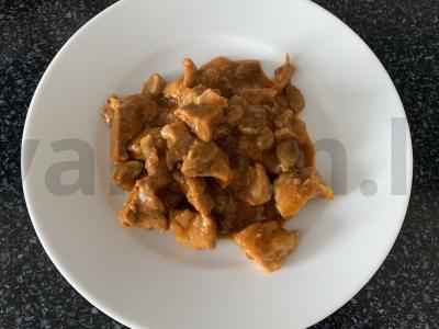 Guliašas su pievagrybiais vakarienei pagrindine nuotrauka