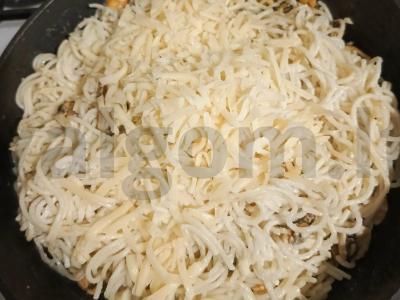 Makaronai su midijomis grietinėlės ir česnako padaže Žingsnis 9