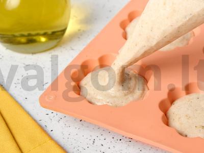 Avižiniai keksiukai su bananas Žingsnis 5