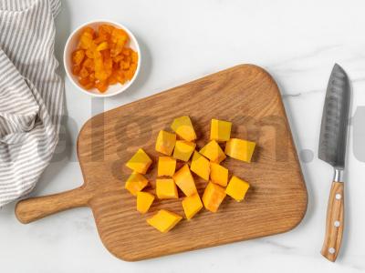 Pšenių košė su pienu ir moliūgu lėtoje viryklėje Žingsnis 1