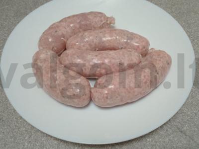 Vištienos krūtinėlės ir kiaulienos dešrelės Žingsnis 7