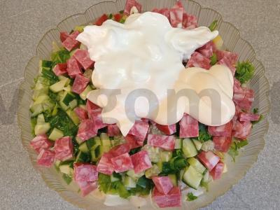 Okroška su rūkytomis dešromis beržo sultyse Žingsnis 7